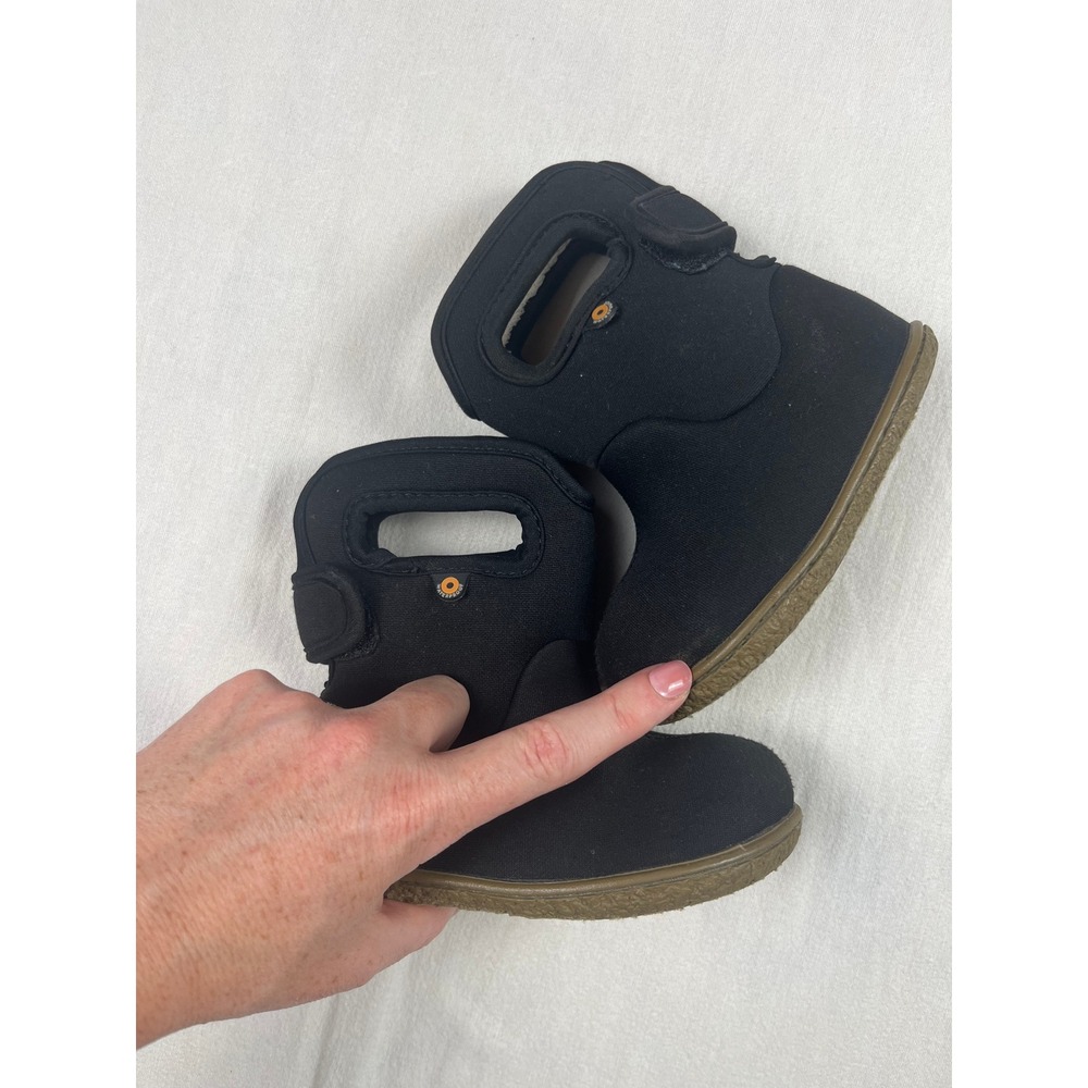 Bogs Baby Bogs Solid Black Waterproof Insulated Winter Boots Toddler Size 5